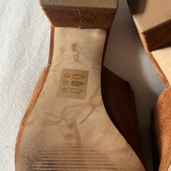 Madewell The Ruby Clog Suede Camel Brown - Picture 9 of 9